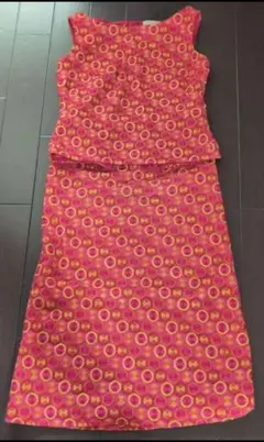 シビラsybilla 総刺繍ノースリーブスカートセットアップМサイズ