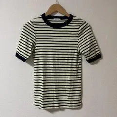 MACPHEE ボーダー　半袖Tシャツ　マカフィー　TOMORROW LAND