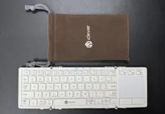 iClever キーボード 折り畳み Bluetooth IC-BK08白