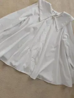 cen.ダブルセーラーカラーフレアブラウス myclozette