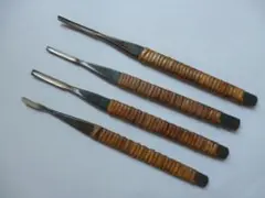 値下げ 彫刻刀共柄　中古品　昭和購入品　ばら