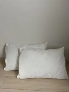無印良品　羽根まくら　43×63 2点セット