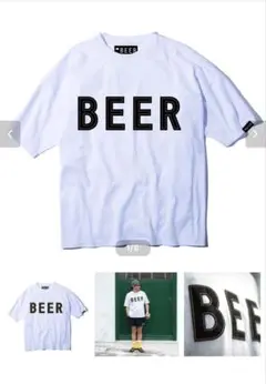 BEER アップリケロゴT