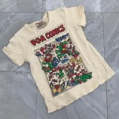 Victory of Alpha Tシャツ コミックプリント 半袖 コットン