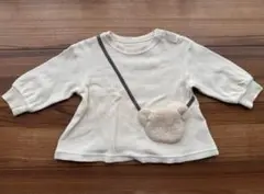 ユニクロ ボアポシェット風 トップス 80cm