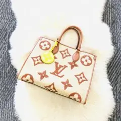 ルイヴィトン オンザゴーMM モノグラム ラフィア 2way ショルダーバッグ