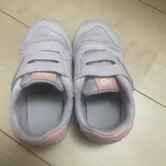 【箱有New Balance】 キッズ スニーカー パープル/ピンク