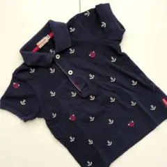 ミキハウス ポロシャツ 半袖 100cm 子供 キッズ