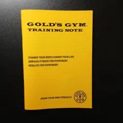 GOLD'S GYM　TRAIINING NOTE
