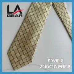 【美品✨️】LA GEAR エルエーギア シルク100% ネクタイ チェック柄