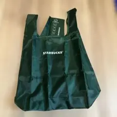STARBUCKS ダークグリーン エコバッグ