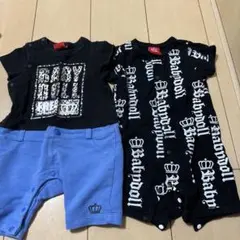 BABYDOLL ベビードール ロンパース セット 70cm