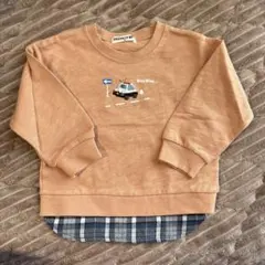 車刺繍 長袖シャツ　未使用品