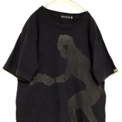 ROKI UNIFORMS スネーク・プリスキン フォト Tシャツ 紺 M