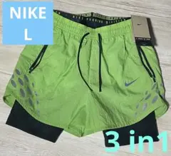 【L】新品 ナイキ ショートパンツ ランディビジョン ピナクル ハーフタイツ