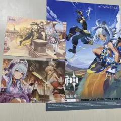 原神 ポストカード 、ポスターPOPUP 2025 福岡