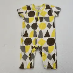 cucciolo 幾何学模様ロンパース 80