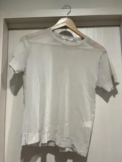 シースルー 半袖トップス ライトグレー