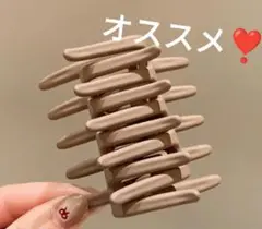 お洒落❣️w クロスヘアクリップ ヘアクリップ コーヒー おすすめ✨