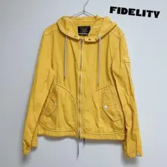 FIDELITY フィデリティー★マリンパーカー フードジャケット イエロー 黄