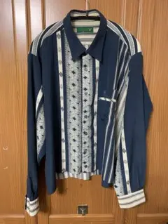 カットオフ 短丈Yシャツ アシンメトリーシャツ　古着