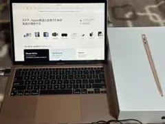 MacBook Air 13インチ ゴールド M1 8GBメモリ512GB