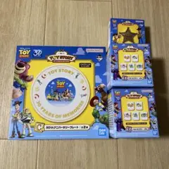 トイストーリー1番くじ　C賞プレート　F賞バッジ　E賞グラス　2種