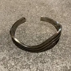 VINTAGE ヴィンテージ シルバートリプルラインバングル/ブレスレット