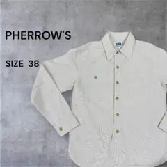 PHERROW'S フェローズ 長袖 ポケット付きワークシャツ サイズ38