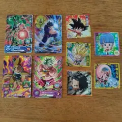 ドラゴンボールヒーローズ トレーディングカードセットとウエハースシール