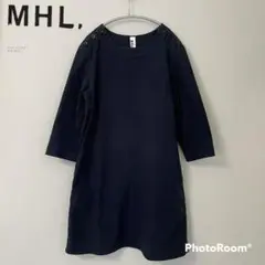 マーガレット・ハウエル M.H.L 厚手 ワンピース 人気カラー ブラック