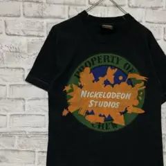 USA製90sヴィンテージTシャツ！シングルステッチ　ブラック半袖古着　M30
