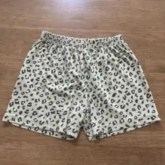 パンツ 120 ヒョウ柄 緑