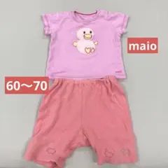 maio ティンカーベル Tシャツ、ハーフパンツセット　60cm〜70cm