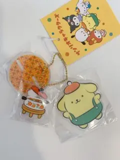 サンリオ ポムポムプリン　レトロ　アクリルキーホルダー　新品