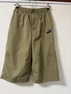 プーマ　男の子　半ズボン　長め　140　カーキ色　ハーフパンツ