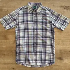 UNIQLO チェック柄 半袖シャツ M