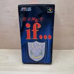 真・女神転生 if スーパーファミコン　箱付き　説明書無し