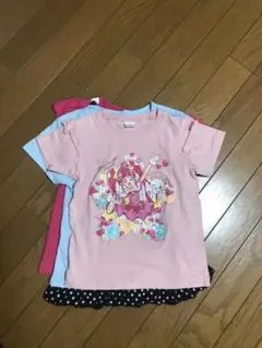 ピンク キャラクター Tシャツ 他3枚120cm