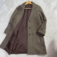美品✨ MARGARET HOWELL チェスターコート ロール袖 チェック柄