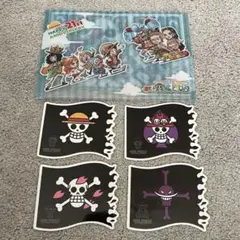 ONEPIECE ワンピース ステッカー 21周年記念 クリアファイル セット