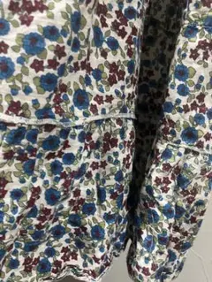 花柄ロングスカート ウエストゴム