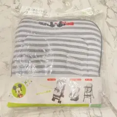 ミッキーマウス ストライプクッション