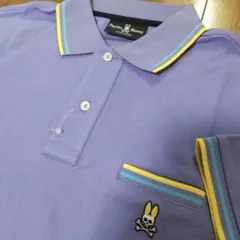 サイコバニーPsycho Bunny　新品ポロシャツ　パープル