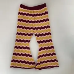 本日限定値下げアンドパル　うねうねニットパンツ