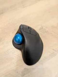 ワイヤレス トラックボールマウス 黒　ジャンク