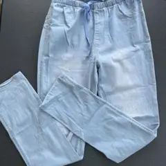 未使用　パンツ　ブルー　LL ゴム