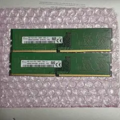SK Hynix DDR4 PC4-2400T 4GB×2枚 計8GB メモリ