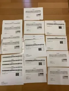 ポケモンセンター納品書　23枚セット