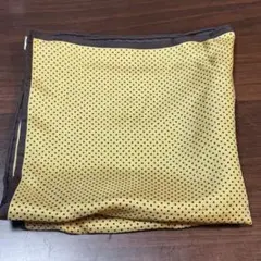 美品★ドット柄ポケットチーフ イエロー 匿名配送
